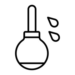 Enema Line Icon