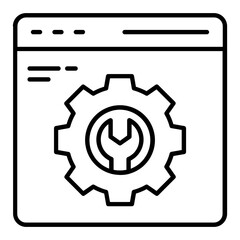 Website Repairing Icon