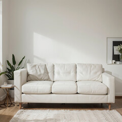 modern living room with sofa