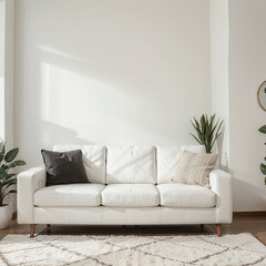 modern living room with sofa
