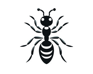 Ant Logo Design template. Vector Illustration