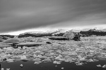  Eisberg  , Gletscherlagune , Naturlandschaft  in Island
