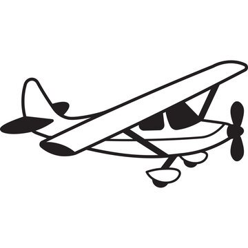 recommend clip art: airplane outline