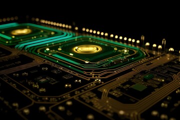 electronic circuit board with processor