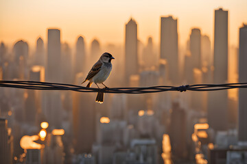 bird on the roof