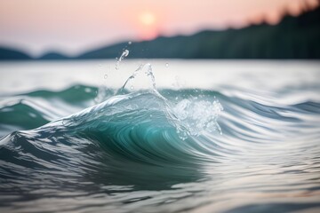 splash in the sea