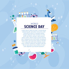National science day poster , illustration , image