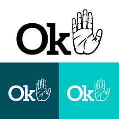 OK Sign - Hand Sign with OK Symbol