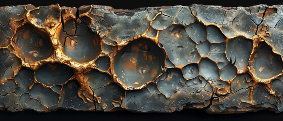 Close Up of Weathered Piece of Wood