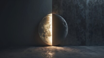 lunar divide: light through shifted spaces