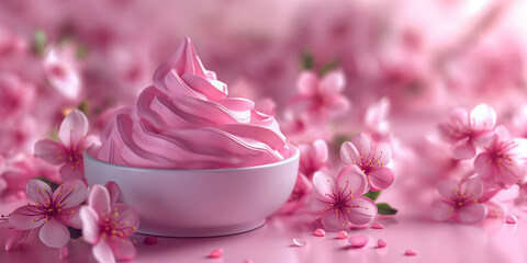 Obraz na płótnie Canvas Homemade Vanilla Berry Dessert