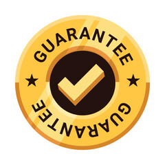 Money Back Customer satisfaction guaranteed gold badge Vector Design Element Web & Print.	
