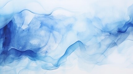 Obraz premium Abstract Blue and White Design. Indigo Alcohol Ink. Design Creativity Background. Watercolour Sapphire Illustration. Hand-painted Sapphire Pattern. Space Composition