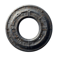 Obraz premium Isolated 3D Letter on a Clear PNG Canvas Generative AI