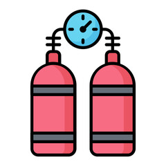 Obraz premium Oxygen Icon