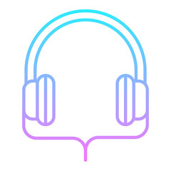 Obraz premium Headphone Icon
