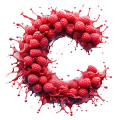 Isolated 3D Letter on a Clear PNG Canvas Generative AI