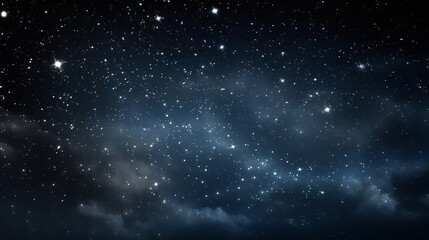 Real photograph of stars in the night sky. Ideal as a background