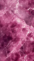 Luxury Marble Texture in magenta Colors. Panoramic Template for a Smartphone Cover or Wallpaper