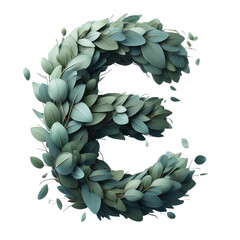Fototapeta premium Isolated 3D Letter on a Clear PNG Canvas Generative AI