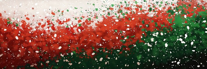 Abstract flag design in red, white, and green for Italy, Algeria, Iran, Bulgaria, Belarus, Hungary, Lebanon, Madagascar, Mexico, Maldives, Oman, Burundi,  - obrazy, fototapety, plakaty