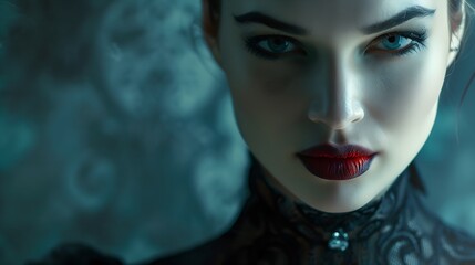 captivating gaze: the woman's embodied elegance