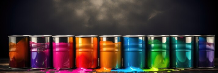 cans of paint