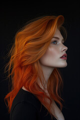 Fototapeta premium Fashion portrait of a beautiful model