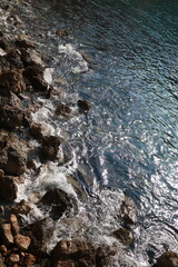 water and rocks