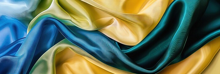 Flag design in green, blue, and gold for Venezuela, Indonesia, Poland, Colombia, Gabon, Poland, Rwanda, St Vincent Grenadines, Sudan