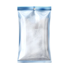 Salt_Sachet packet (PNG) isolated on transparent background