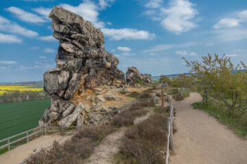 Wanderung Teufelsmauer bei Ballenstedt, Sachsen-Anhalt