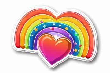 Obraz premium LGBTQ Pride diversity communication. Rainbow lesbian music colorful concrete diversity Flag. Gradient motley colored lesbian LGBT rights parade festival distribution of resources diverse gender