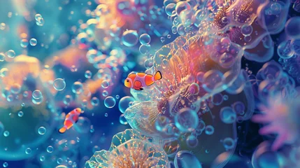 Rolgordijnen coral reef in the sea © Delice