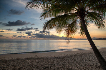 Palm Cove, sunrise at the Palm Cove Beach, Far North Queensland, Australia