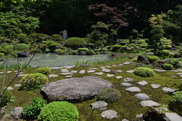 玉川寺庭園 国指定文化財 山形県