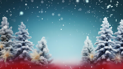 Christmas and New Year holidays frame