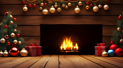 Christmas and New Year holidays frame