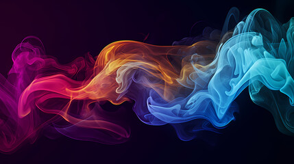 Obraz premium Abstract background of smoke or steam