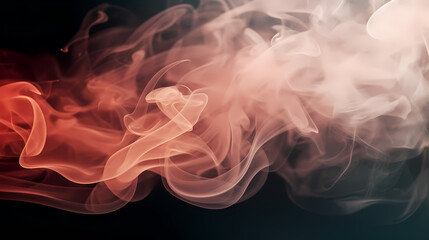 Obraz premium Smoke and steam effects overlay