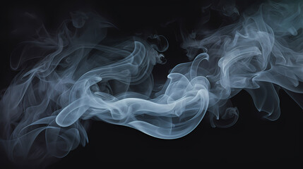 Fototapeta premium Smoke and steam effects overlay