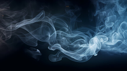 Obraz premium Smoke and steam effects overlay