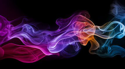 Fototapeta premium Smoke and steam effects overlay