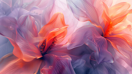 floral abstraction background for decoration or wallpaper