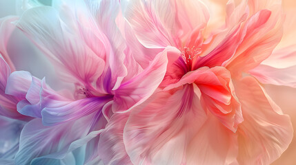 floral abstraction background for decoration or wallpaper - obrazy, fototapety, plakaty