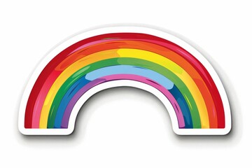 LGBTQ Pride worker freedom. Rainbow creative illustration colorful tailored diversity Flag. Gradient motley colored tranquility LGBT rights parade festival fiery rose diverse gender illustration