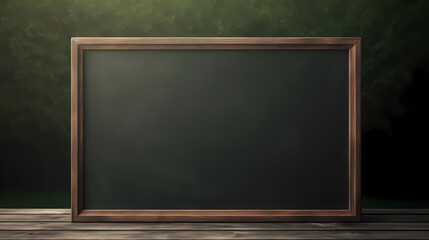 Background blackboard, empty classroom board background