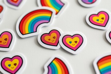 LGBTQ Pride parade. Rainbow pro democracy movement colorful lgbtq+ diversity Flag. Gradient motley colored access to resources LGBT rights parade festival persistence diverse gender illustration