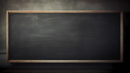 Background blackboard, empty classroom board background