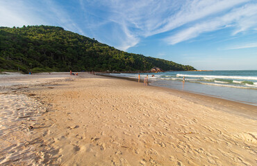 verão na Praia Grande  Caravelas Governador Celso Ramos Santa Catarina Brasil